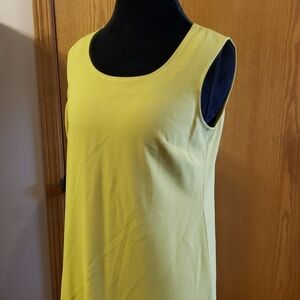 J.jill sleeveless sage green smock dress staple